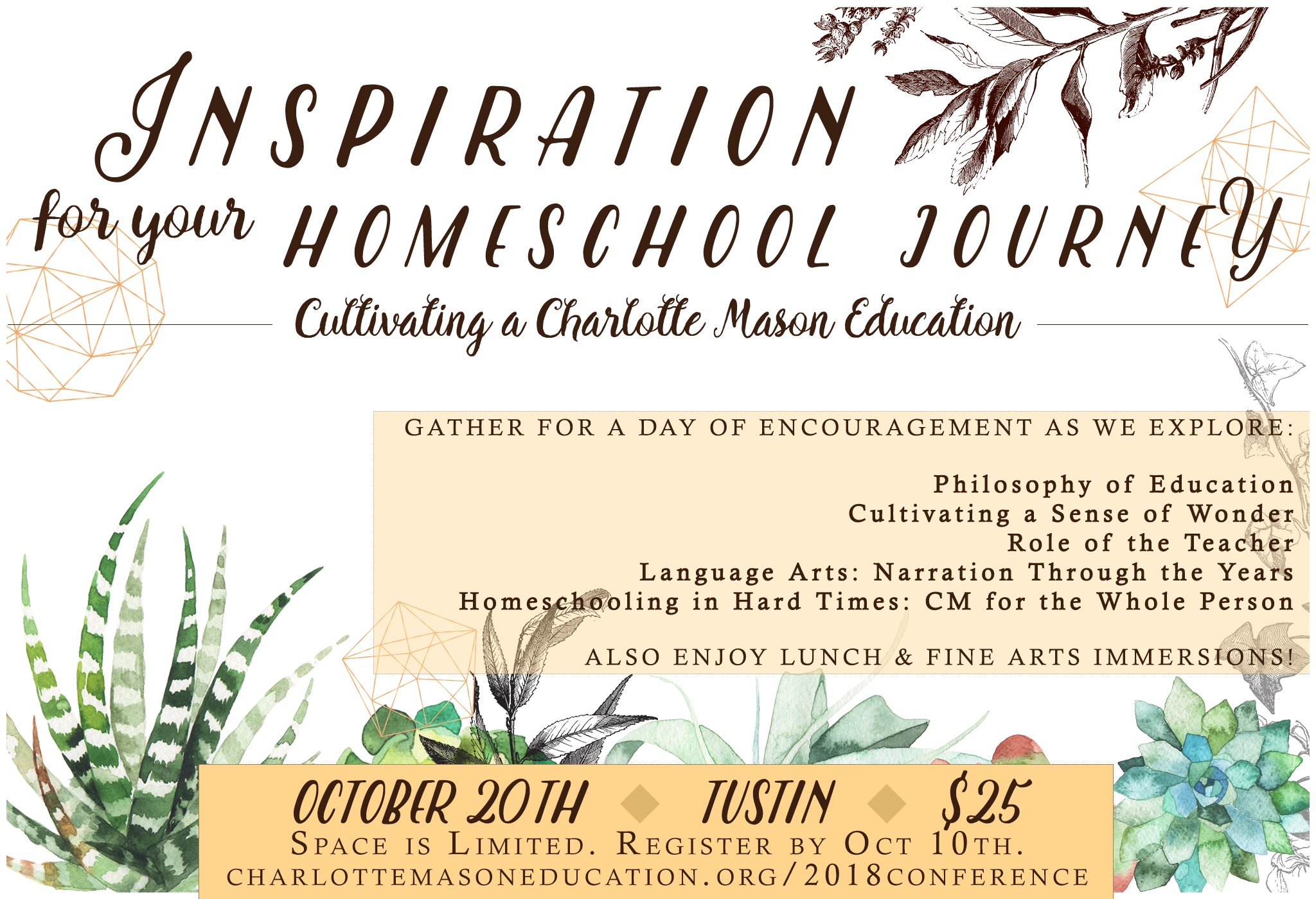 Inspiration for your homeschool journey: Cultivating a CM Education Header